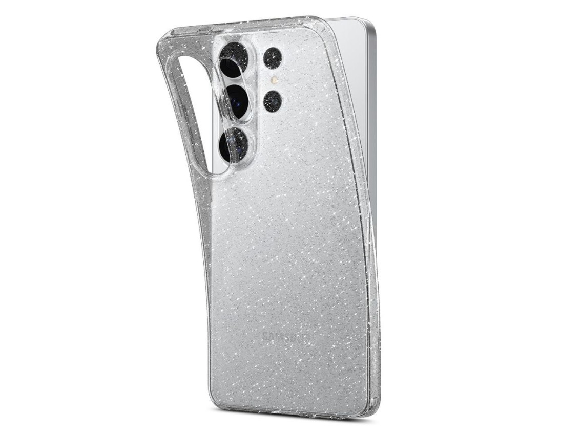 Funda Spigen con purpurina de cristal líquido para Samsung Galaxy S26 Ultra - Brillantina y transpar