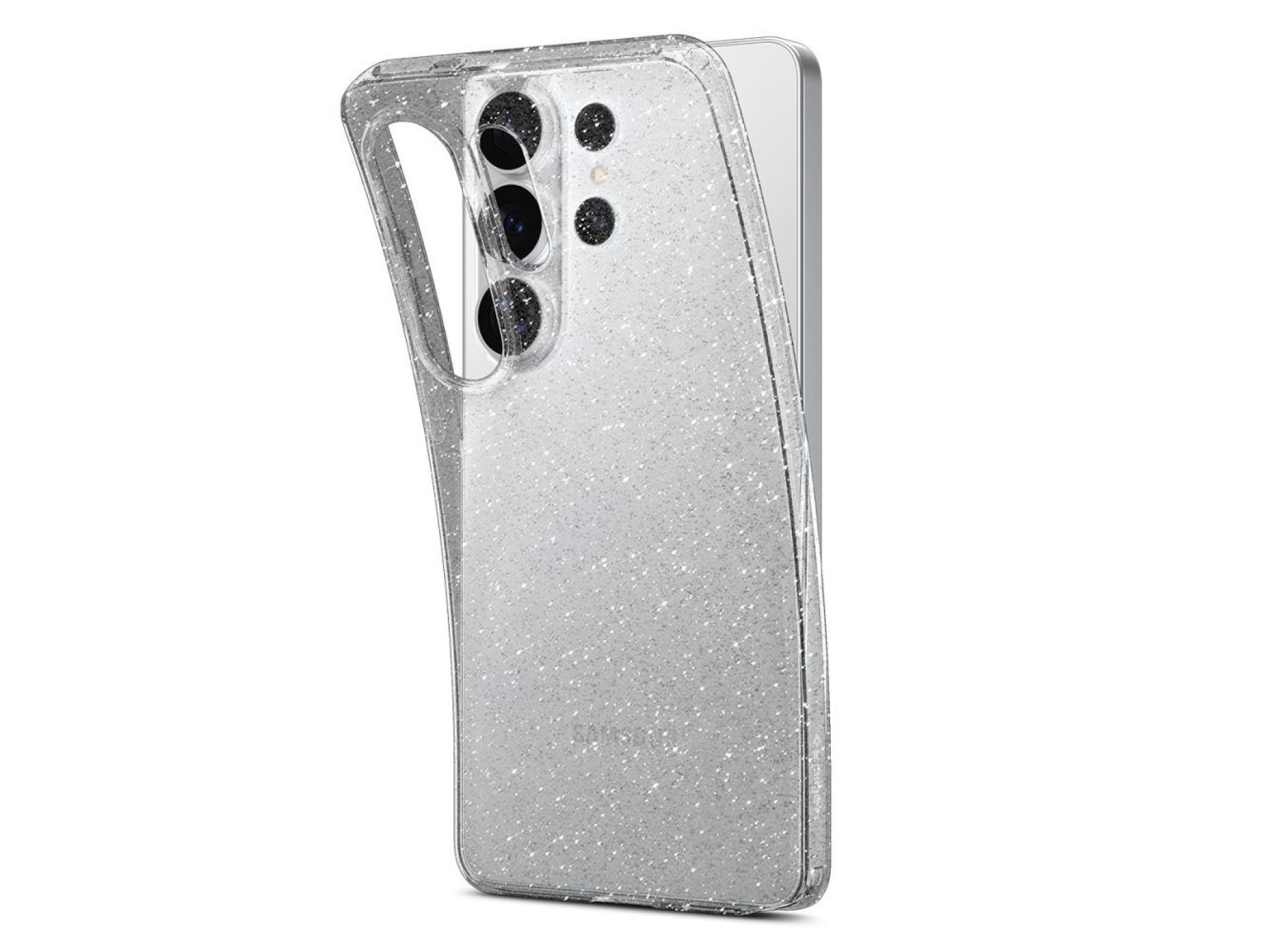 Funda Spigen con purpurina de cristal líquido para Samsung Galaxy S26 Ultra - Brillantina y transpar
