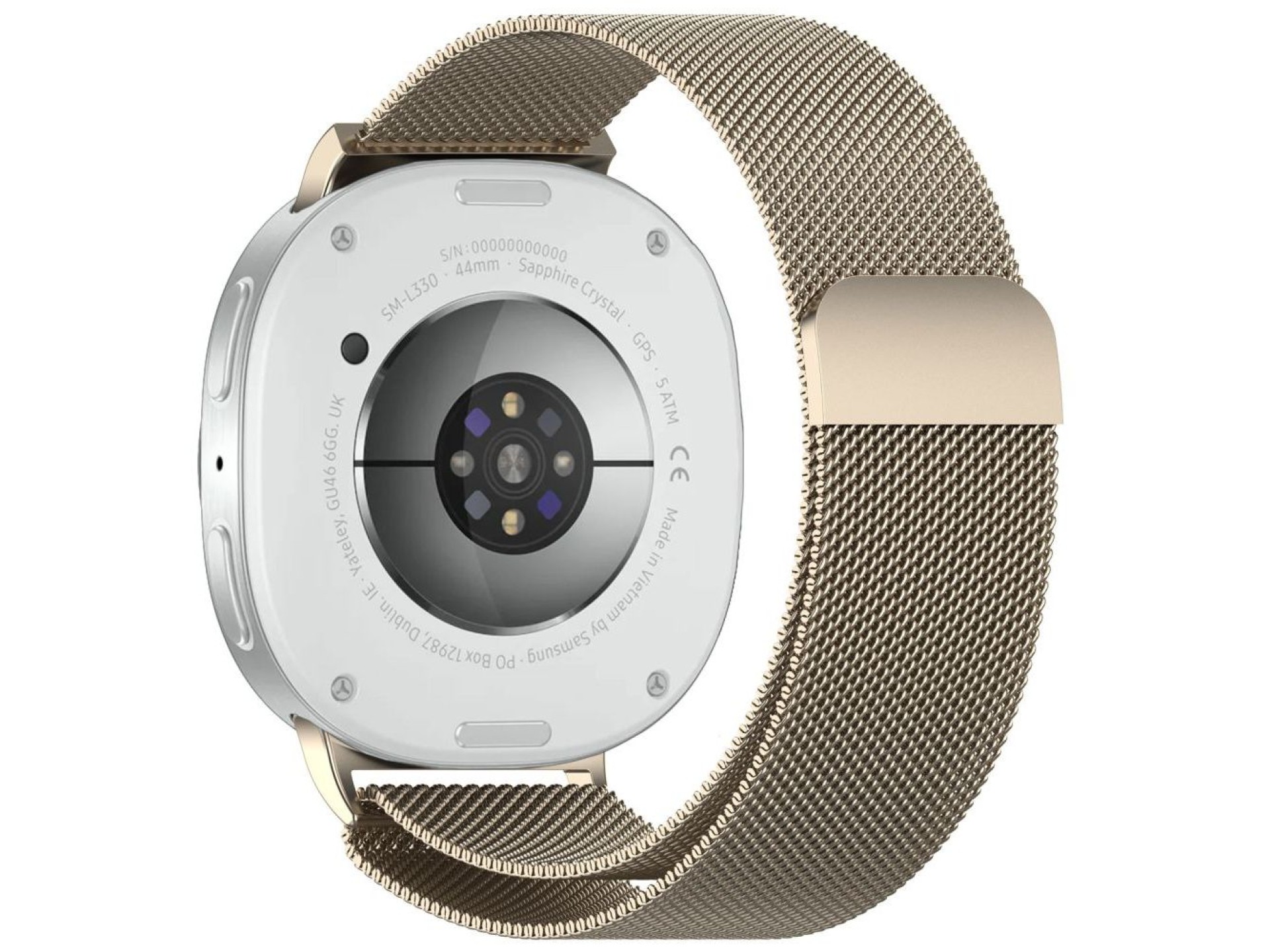 Correa de acero inoxidable Tech-Protect para Samsung Galaxy Watch de 40, 44 y 46 mm - Dorada