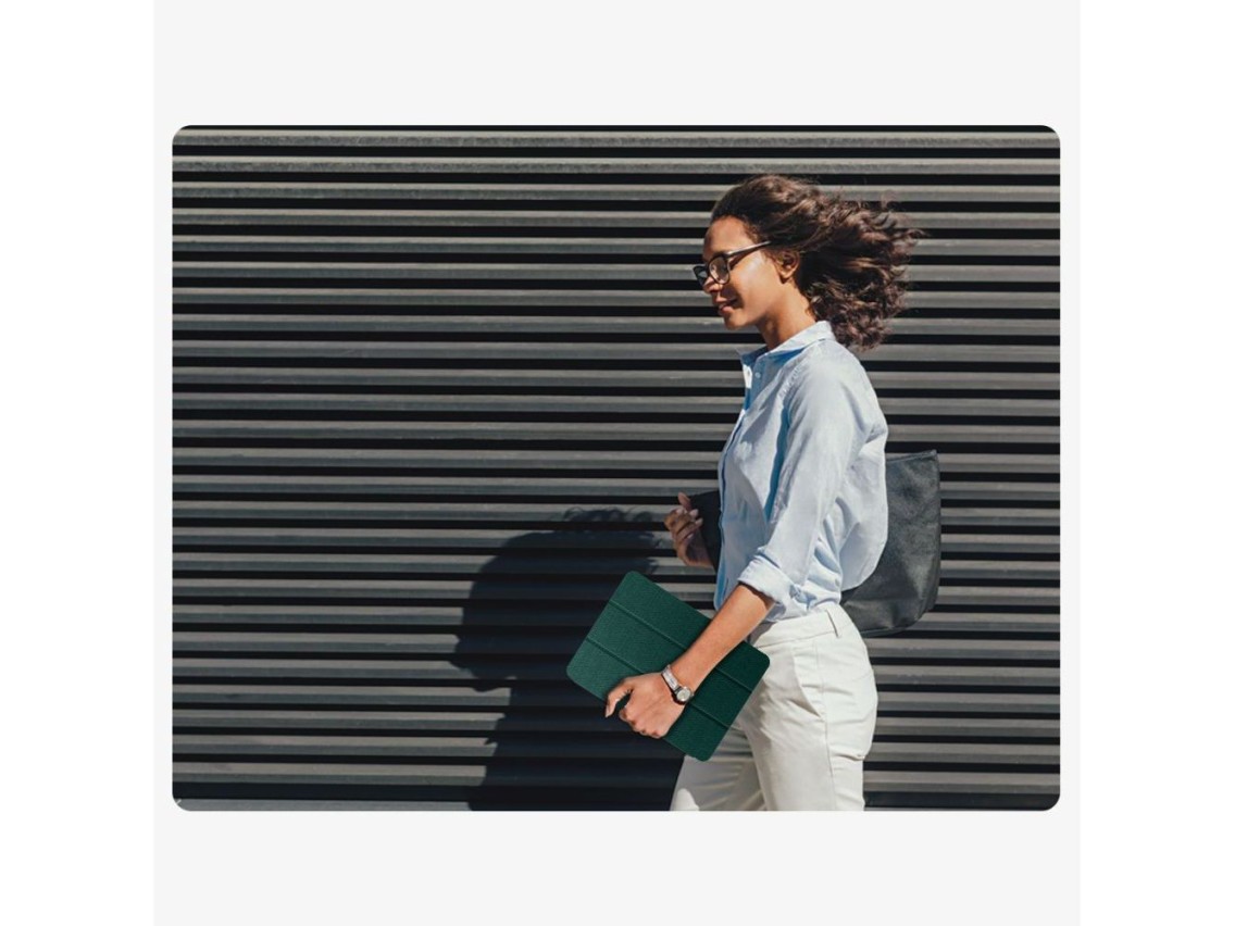 Capa Tech-Protect SC Pen Canvas para iPad de 10,9” (2022/2025) - verde