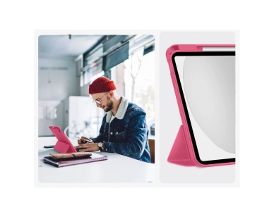 Capa Tech-Protect SC Pen Canvas para iPad 10.9� (modelos 2022 e 2025) - Rosa