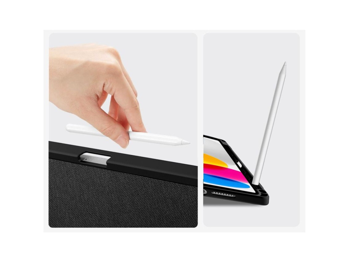 Funda de lona Tech-Protect SC Pen para iPad de 10,9" (10/2022/11/2025) - negra