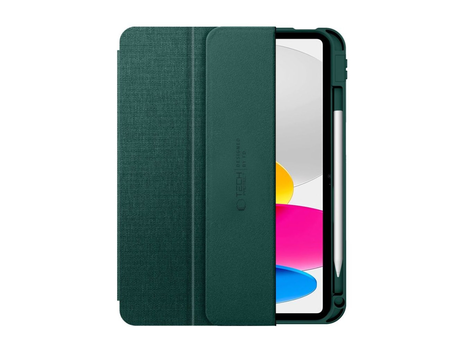 Capa Tech-Protect SC Pen Canvas para iPad de 10,9” (2022/2025) - verde