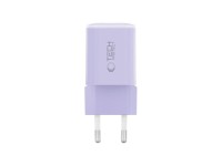 Cargador de pared Tech-Protect NCM33 PD 33 W QC3.0 USB-C/USB-C - Morado Cargador de pared Tech-Protect NCM33 PD 33 W QC3.0 USB-C/USB-C - Morado