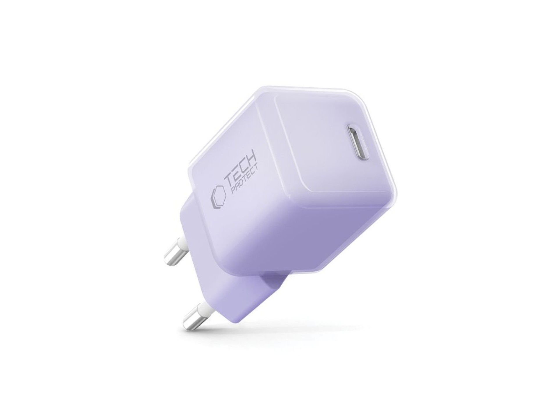 Cargador de pared Tech-Protect NCM25 USB-C PD de 25 W - Morado