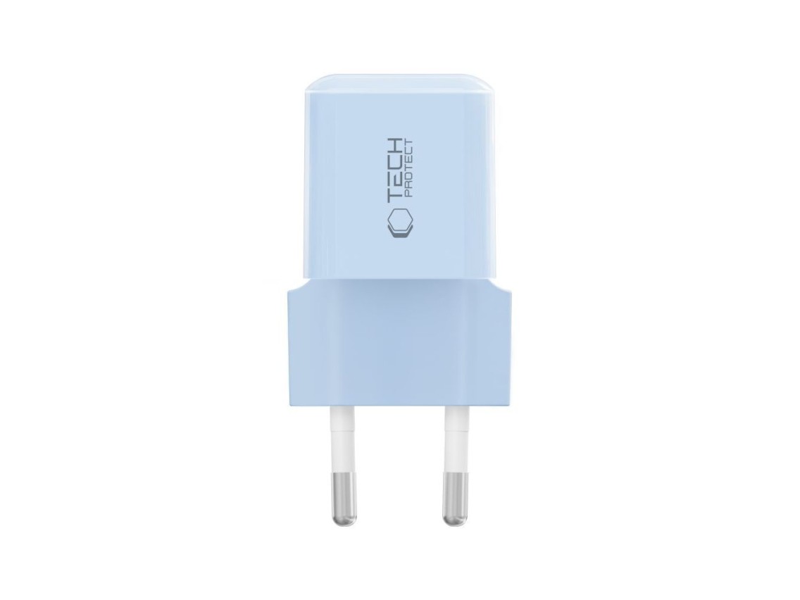 Carregador de parede Tech-Protect NCM25 USB-C PD 25W - Azul