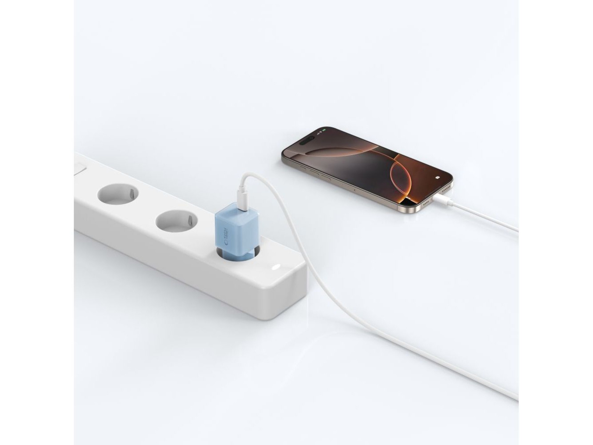 Carregador de parede Tech-Protect NCM25 USB-C PD 25W - Azul