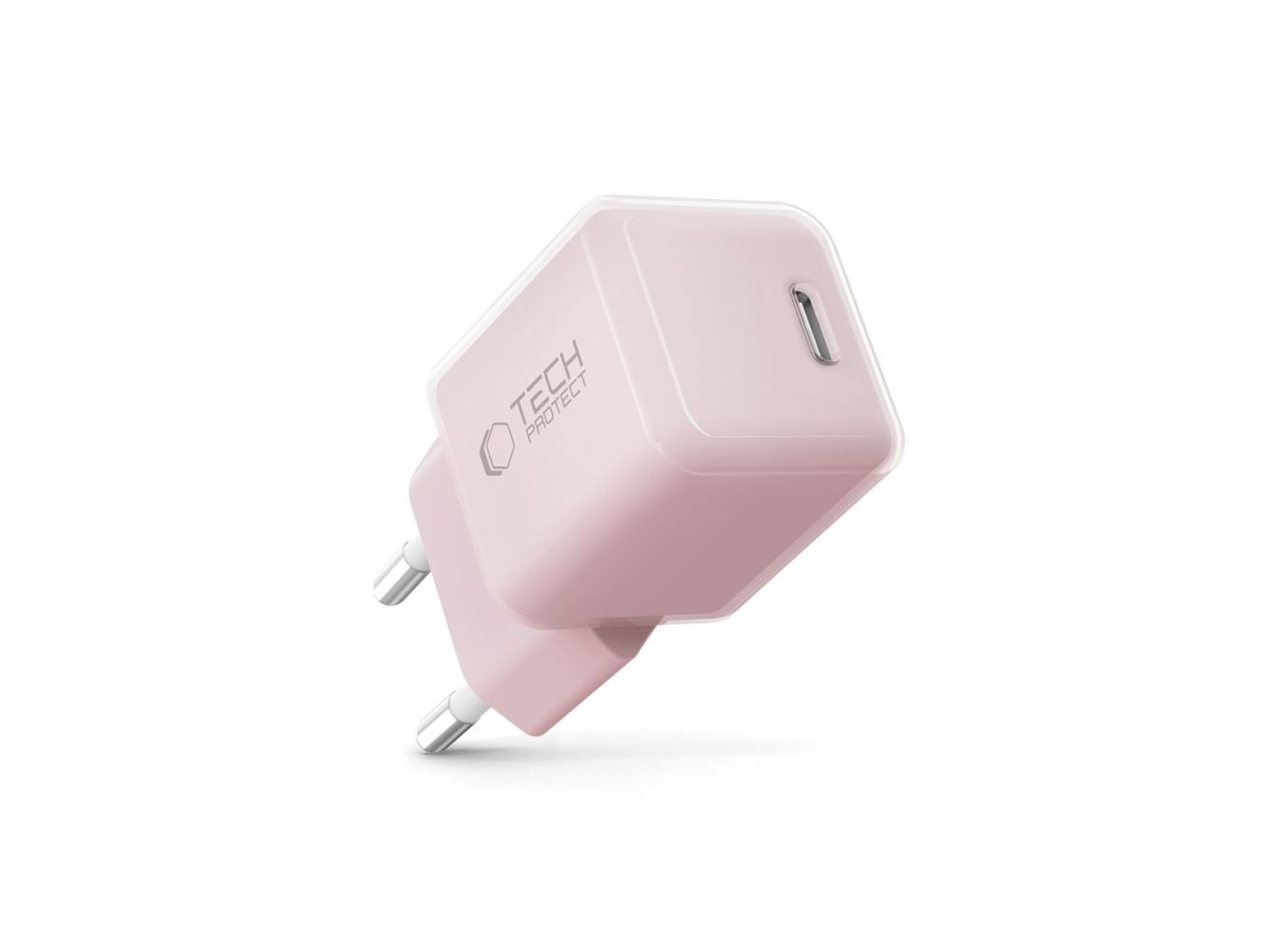 Cargador de pared Tech-Protect NCM25 USB-C PD de 25 W - Rosa