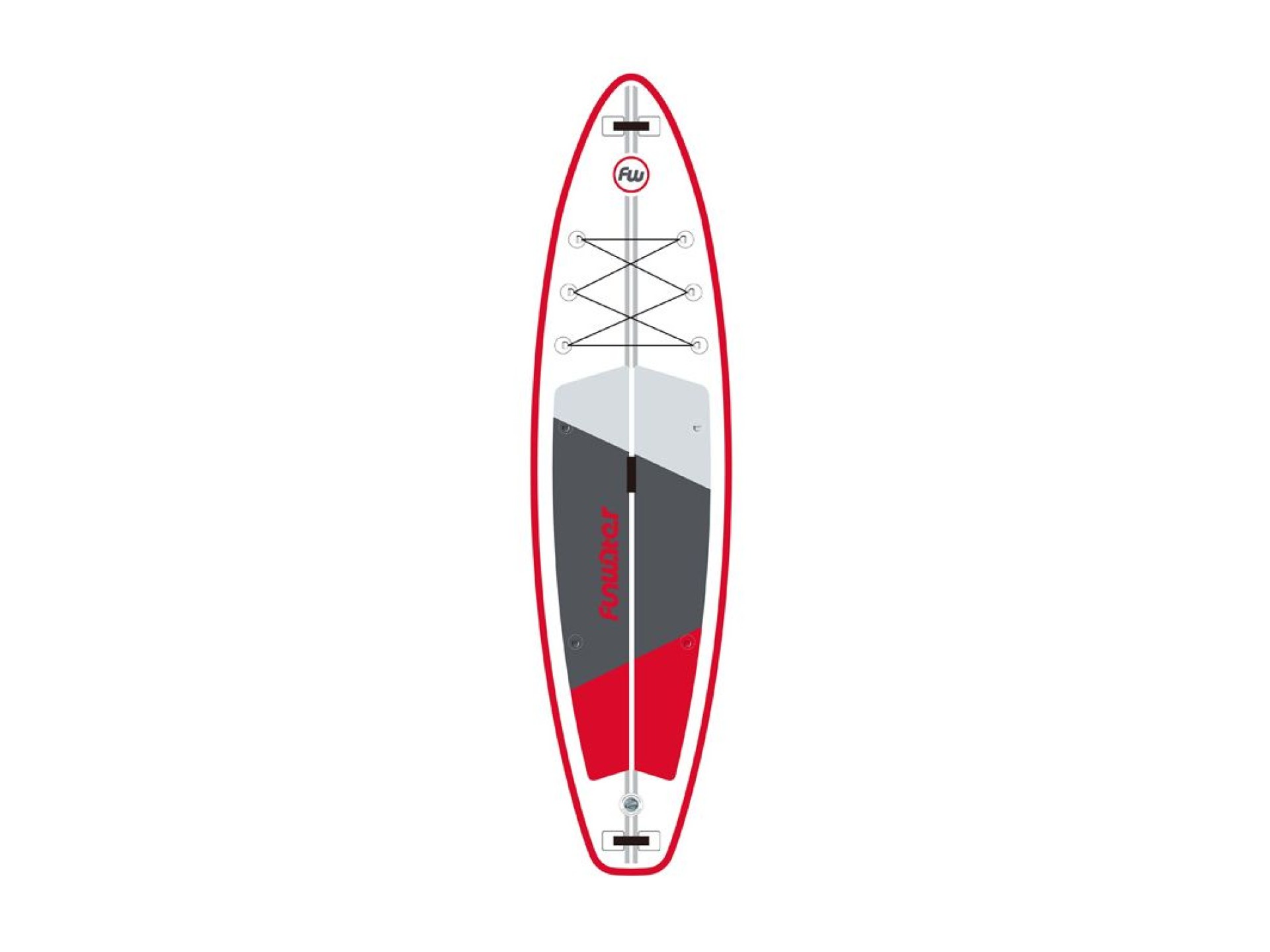 FunWater SUP paddleboard SUPFW69C (red-white)
