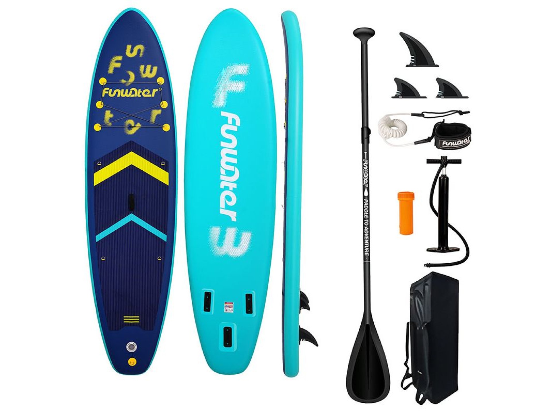 Tabla de SUP FunWater para nadar SUPFW71A (sötétkék)