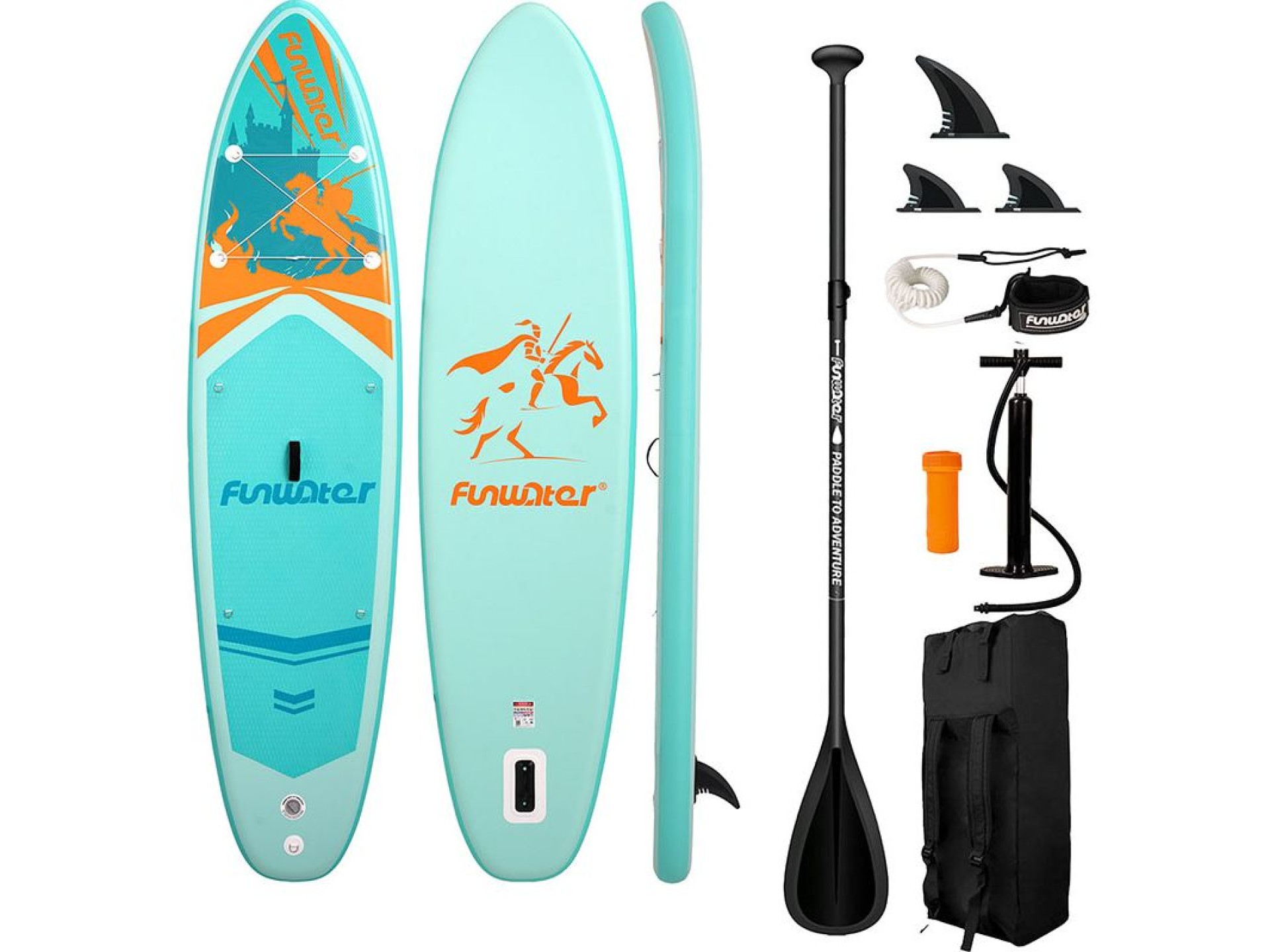Tabla de paddle surf FunWater SUPFW70A (turquesa)