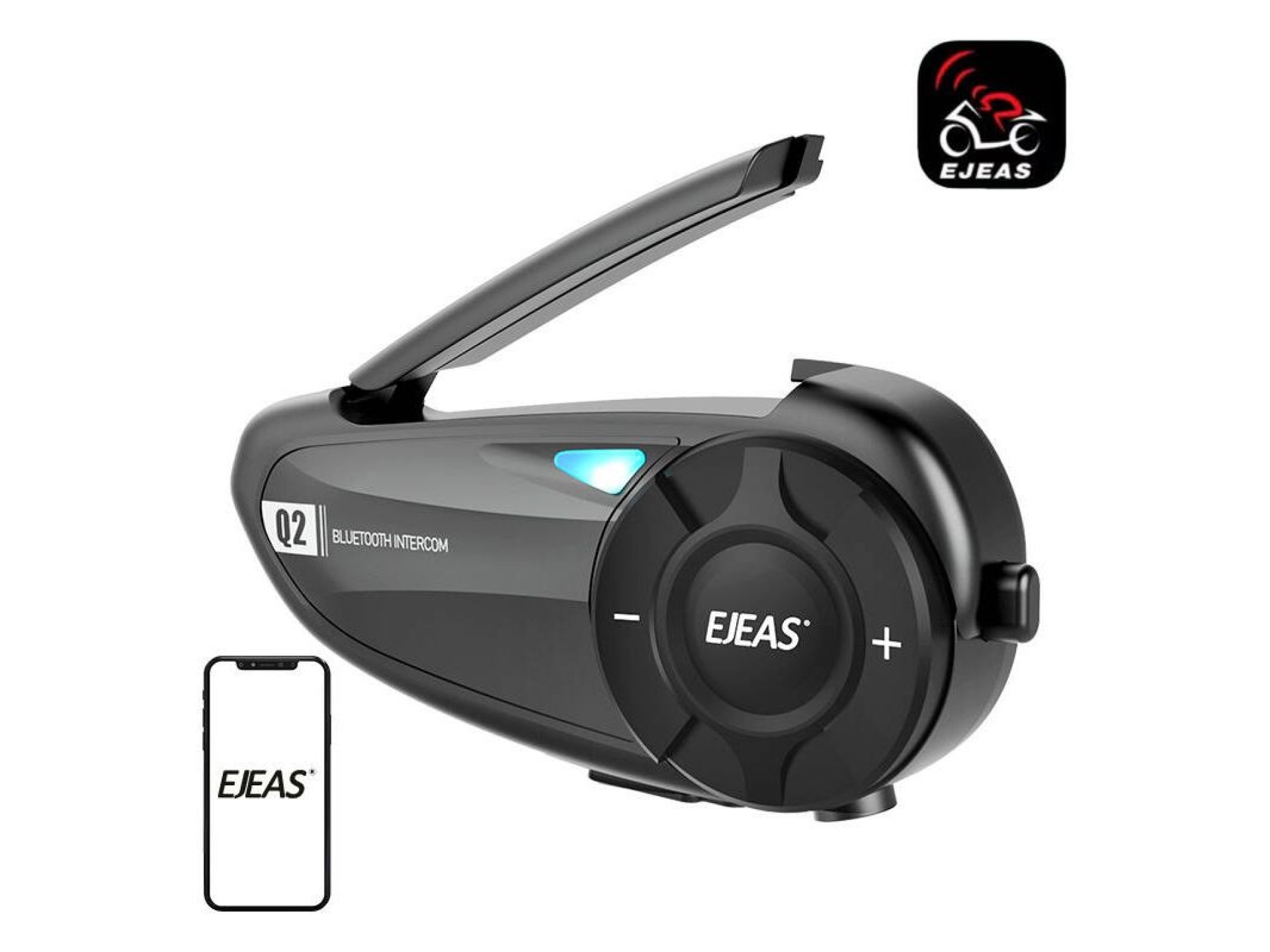 Intercomunicador para motocicleta EJEAS Q2