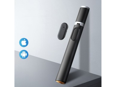 Tech-Protect L08S Bluetooth Selfie Stick with Remote Control, Tripod up to 141cm - Black Tech-Protect L08S Bluetooth Selfie Stick with Remote Control, Tripod up to 141cm - Black
