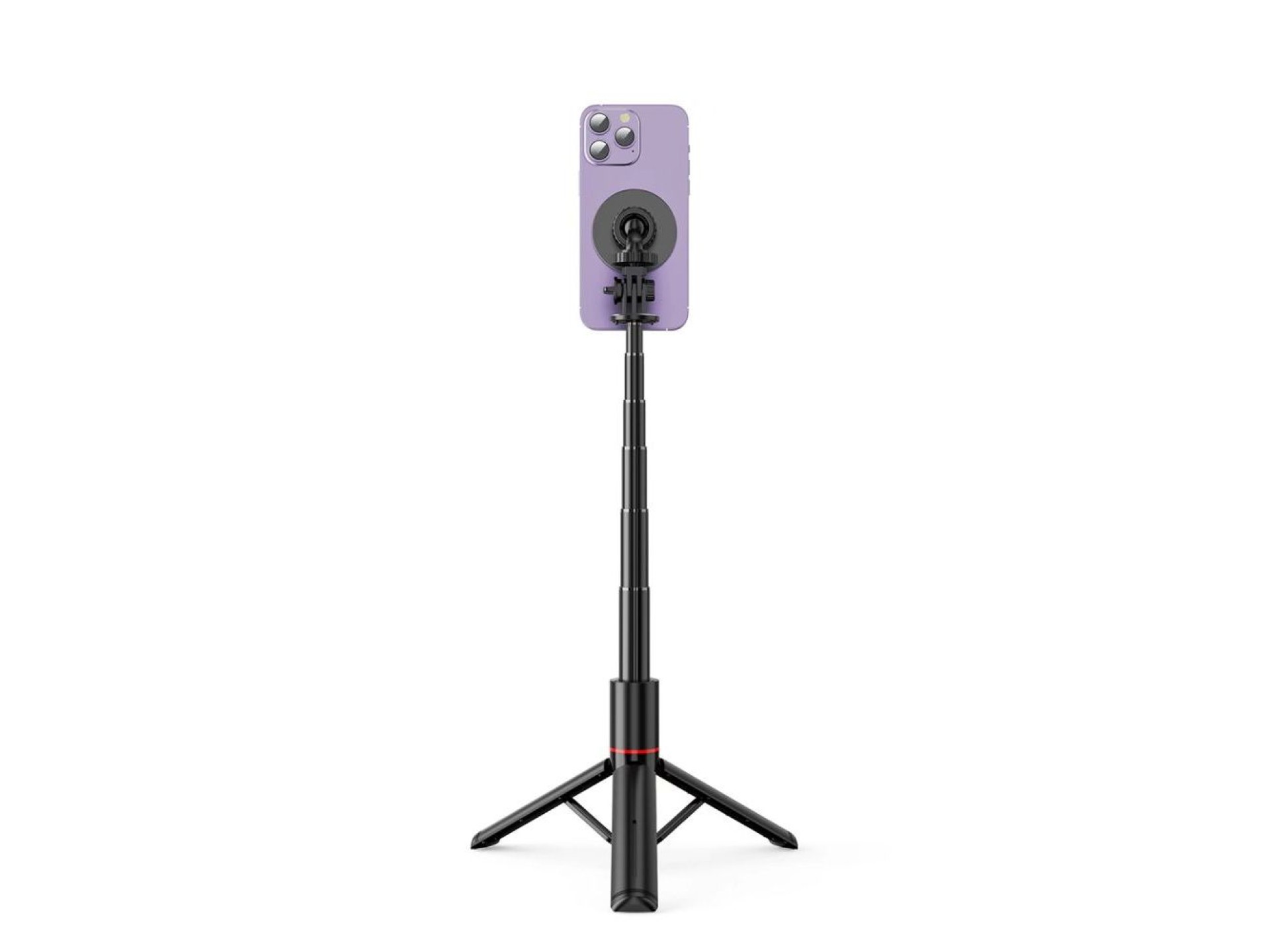 Bastão de selfie magnético Tech-Protect L06S com Bluetooth, MagSafe, controle remoto, tripé de até 8