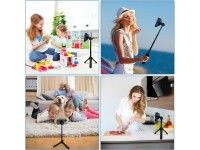 Bastão de selfie magnético Tech-Protect L06S com Bluetooth, MagSafe, controle remoto, tripé de até 8 Bastão de selfie magnético Tech-Protect L06S com Bluetooth, MagSafe, controle remoto, tripé de até 8