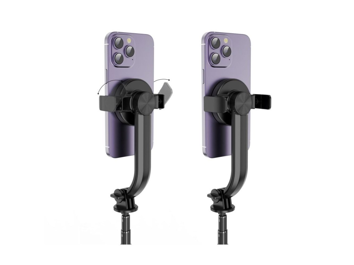 Bastão de selfie Bluetooth Tech-Protect L04S com tripé, alcance de até 95 cm e rotação de 360° - Pre
