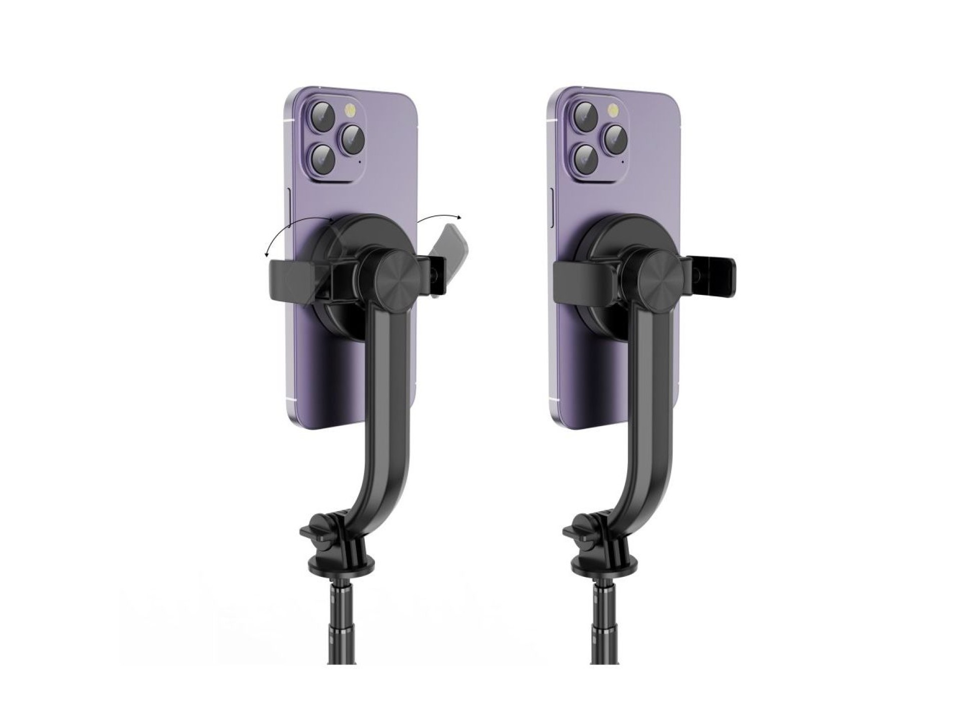 Bastão de selfie Bluetooth Tech-Protect L04S com tripé, alcance de até 95 cm e rotação de 360° - Pre