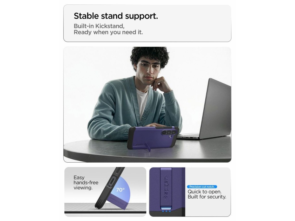 Spigen Tough Armor Mag MagSafe Case for Samsung Galaxy S26+ - Purple