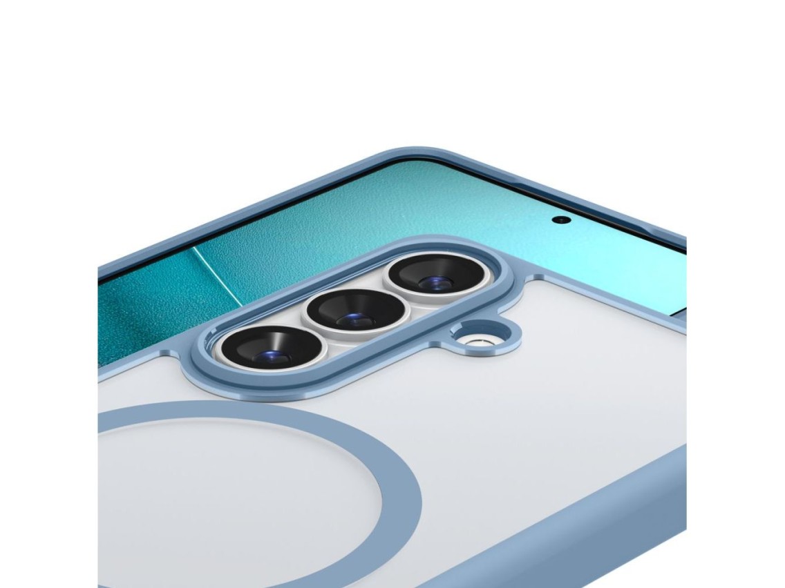 Funda Spigen Ultra Hybrid MagSafe para Samsung Galaxy S26+ - Azul transparente