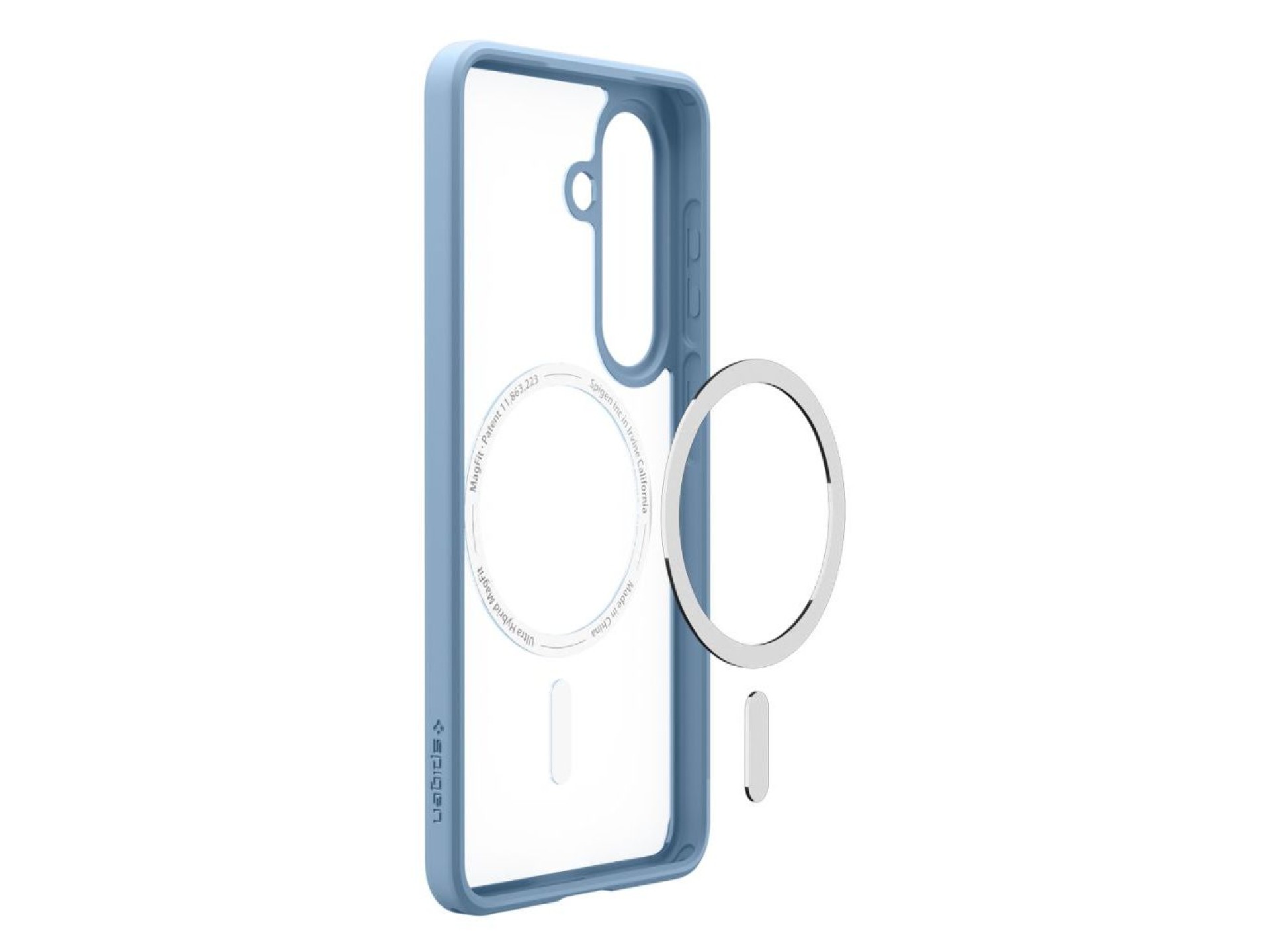 Funda Spigen Ultra Hybrid MagSafe para Samsung Galaxy S26+ - Azul transparente