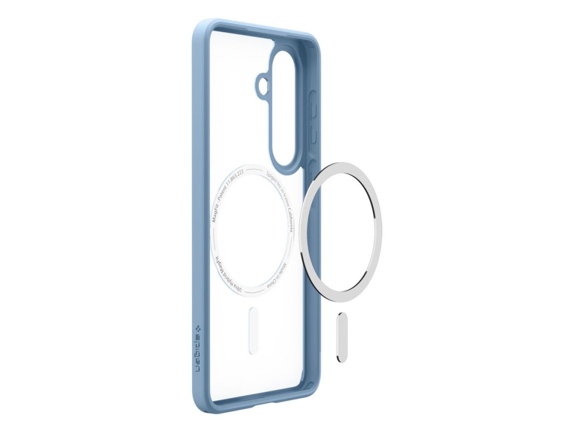 Funda Spigen Ultra Hybrid MagSafe para Samsung Galaxy S26+ - Azul transparente