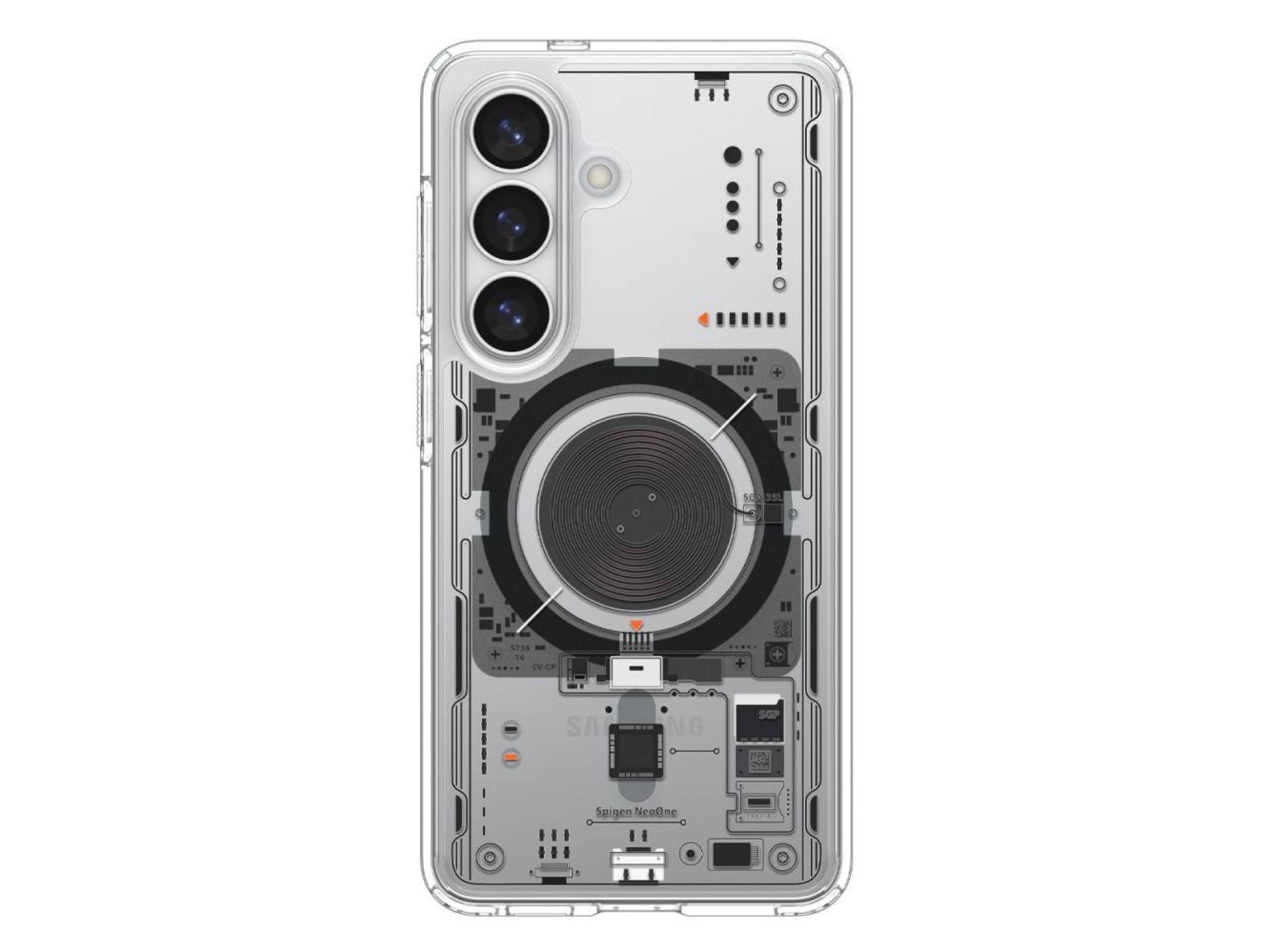 Funda Spigen Ultra Hybrid MagSafe para Samsung Galaxy S26+ Neo One - Transparente