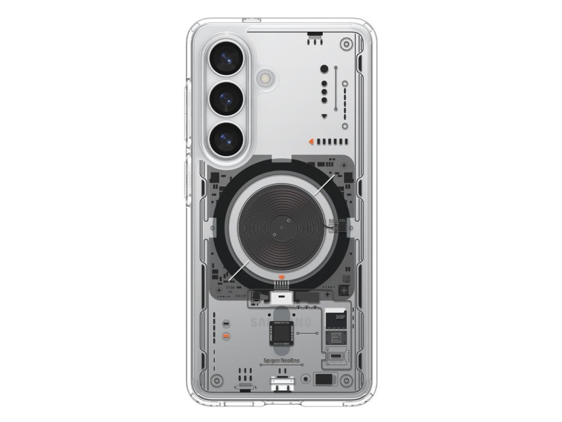 Funda Spigen Ultra Hybrid MagSafe para Samsung Galaxy S26+ Neo One - Transparente