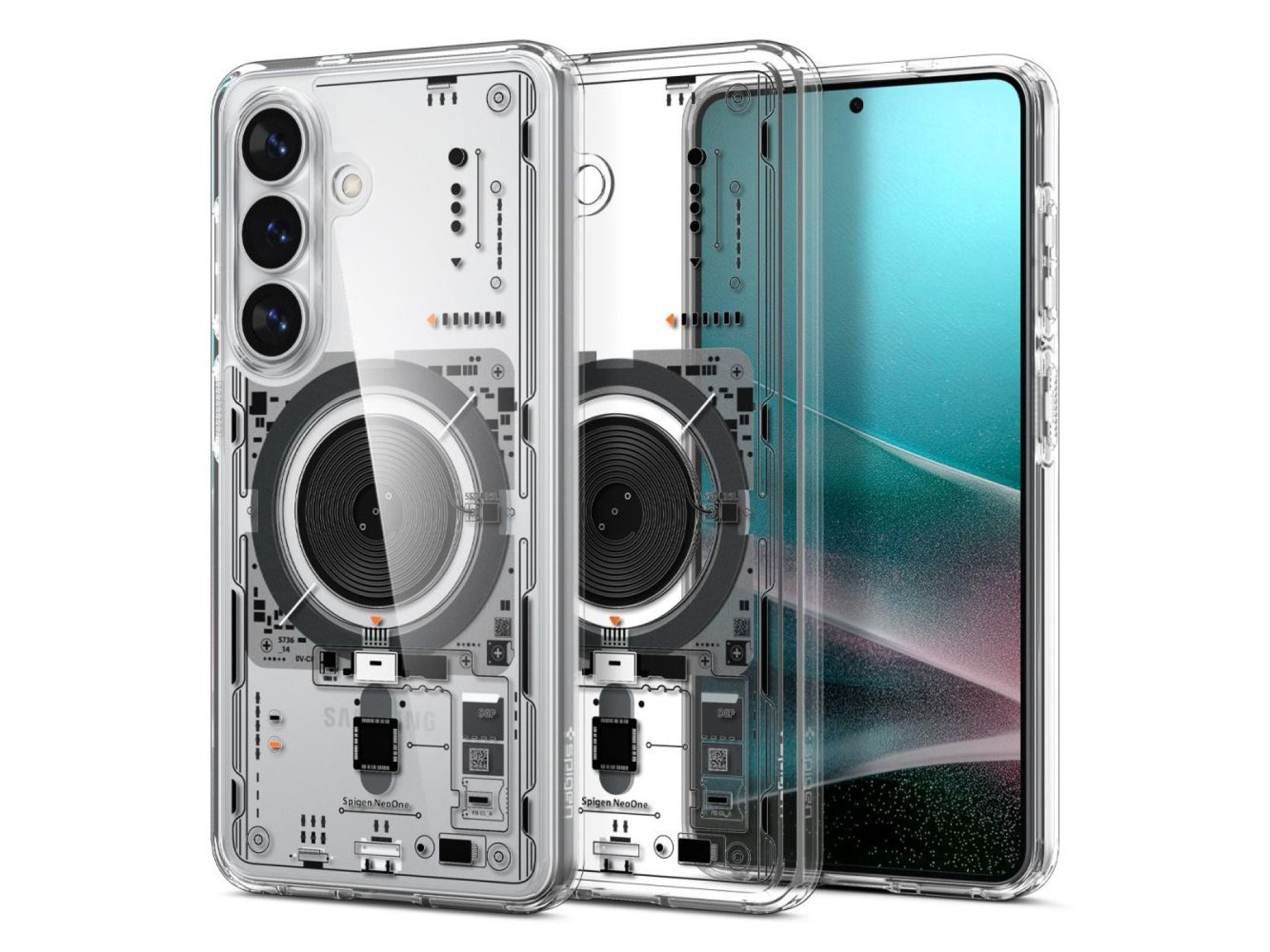 Funda Spigen Ultra Hybrid MagSafe para Samsung Galaxy S26+ Neo One - Transparente