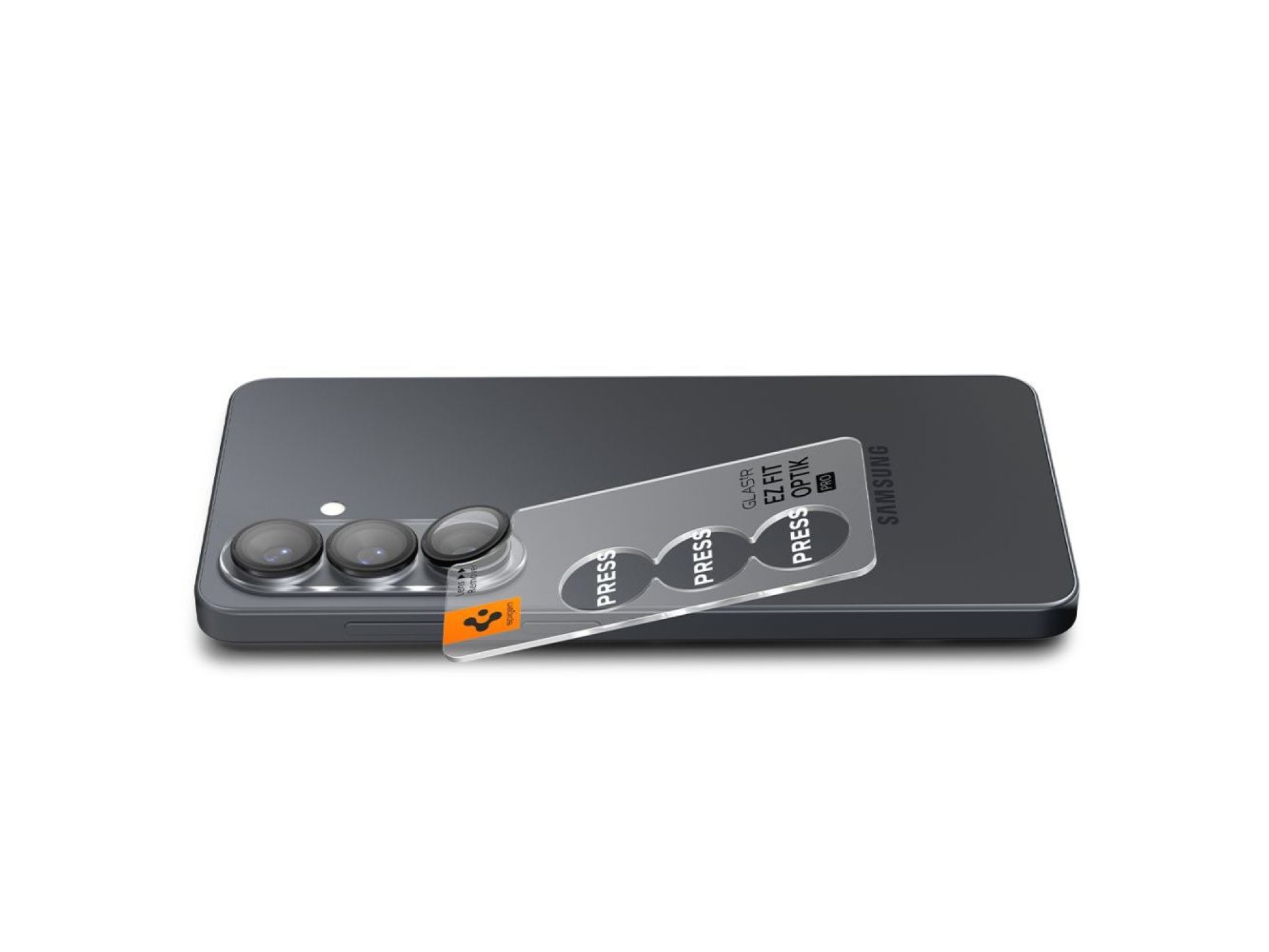 Spigen Glas.Tr Ez Fit Optik Pro HD Camera Cover (pacote com 2) para Samsung Galaxy S26+ - Preto
