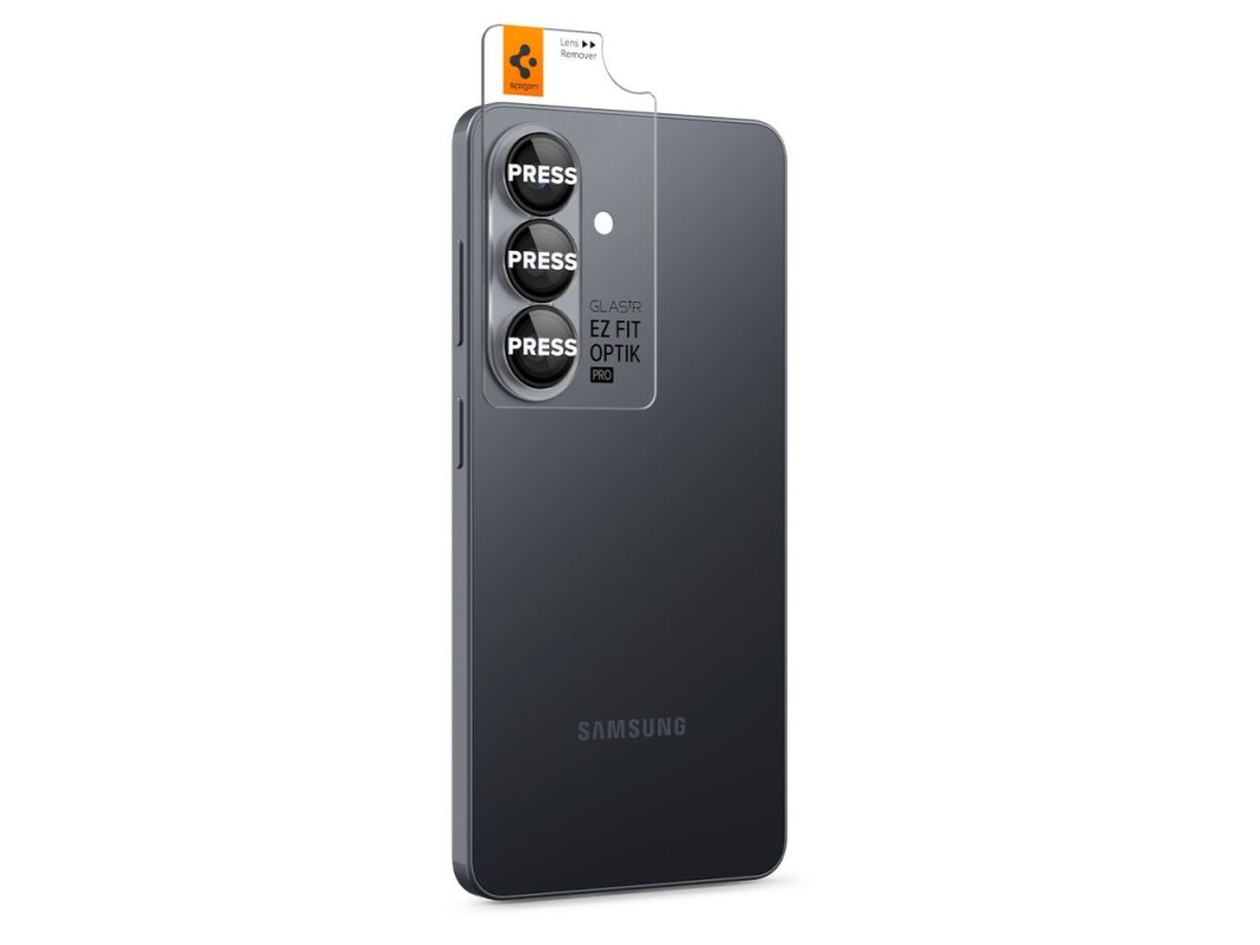 Spigen Glas.Tr Ez Fit Optik Pro HD Camera Cover (pacote com 2) para Samsung Galaxy S26+ - Preto