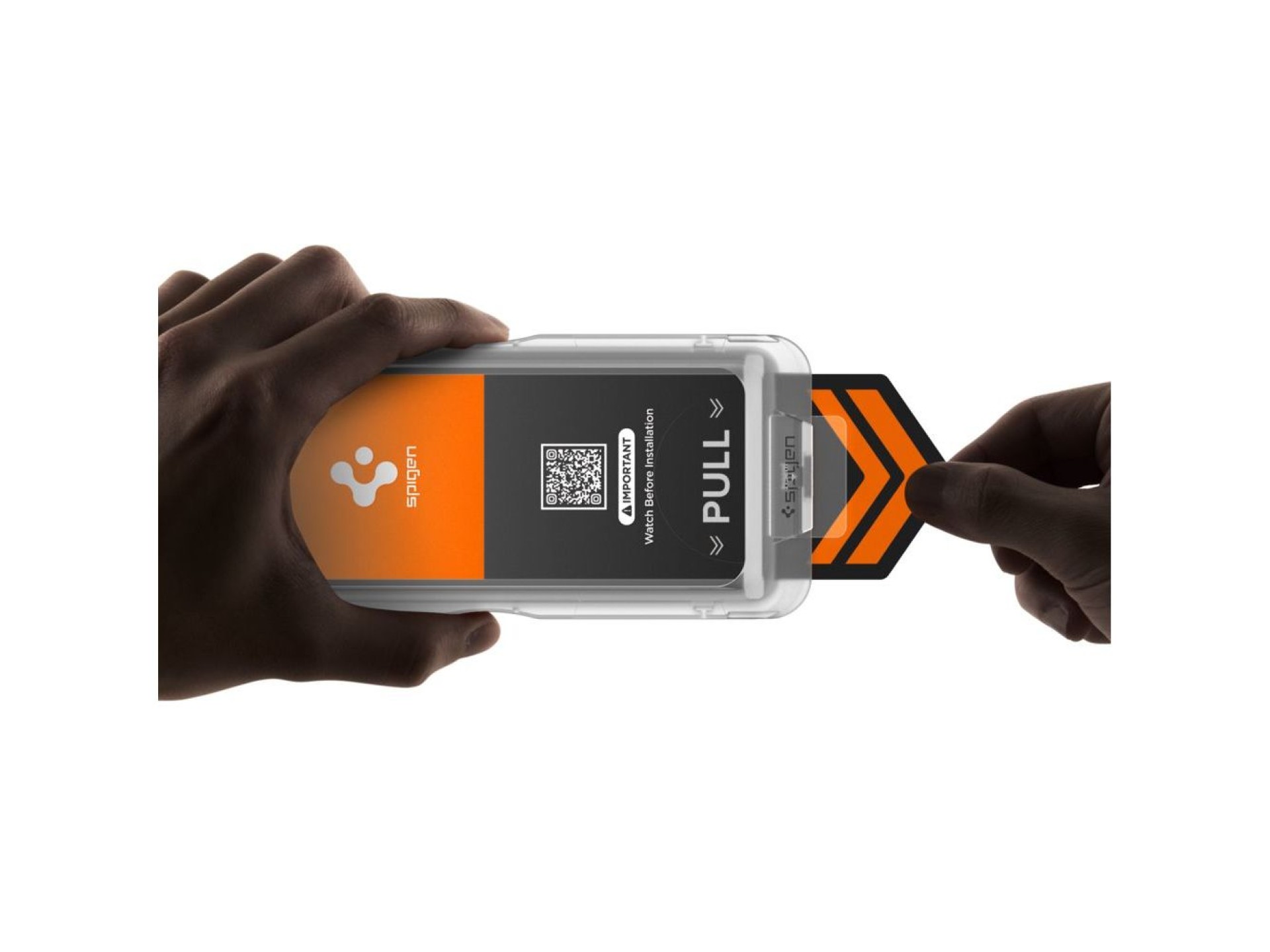 Paquete de 2 protectores de pantalla de vidrio templado Spigen Glas.Tr Ez Fit Pro HD para Samsung Ga