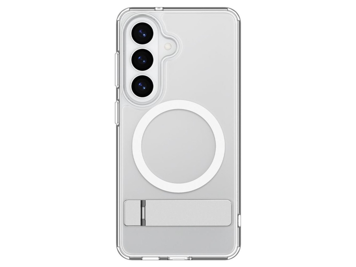 Funda Spigen Ultra Hybrid S Mag MagSafe para Samsung Galaxy S26+ - Transparente y blanca