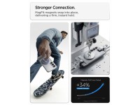 Funda Spigen Ultra Hybrid S Mag MagSafe para Samsung Galaxy S26+ - Transparente y blanca
