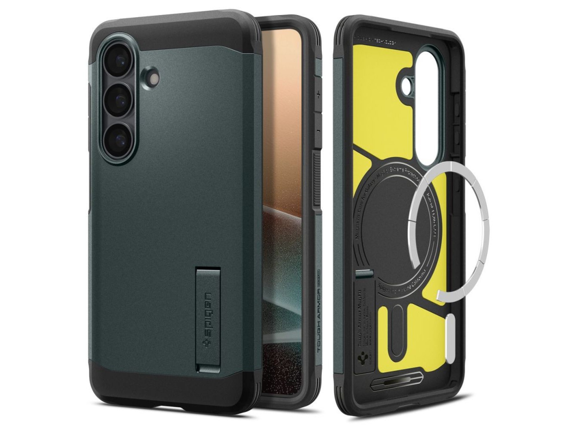 Funda Spigen Tough Armor Mag MagSafe para Samsung Galaxy S26+ - Verde