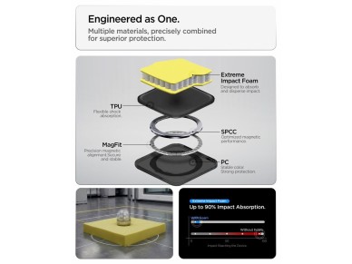 Capa Spigen Tough Armor Mag MagSafe para Samsung Galaxy S26+ - Preta Capa Spigen Tough Armor Mag MagSafe para Samsung Galaxy S26+ - Preta
