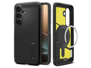 Capa Spigen Tough Armor Mag MagSafe para Samsung Galaxy S26+ - Preta Capa Spigen Tough Armor Mag MagSafe para Samsung Galaxy S26+ - Preta