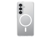 Capa Spigen Ultra Hybrid Mag MagSafe para Samsung Galaxy S26+ - Transparente e Branca Capa Spigen Ultra Hybrid Mag MagSafe para Samsung Galaxy S26+ - Transparente e Branca