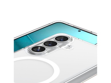 Funda Spigen Ultra Hybrid MagSafe para Samsung Galaxy S26+ - Transparente y blanca