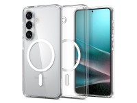 Funda Spigen Ultra Hybrid MagSafe para Samsung Galaxy S26+ - Transparente y blanca