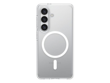 Funda Spigen Ultra Hybrid MagSafe para Samsung Galaxy S26+ - Transparente y blanca