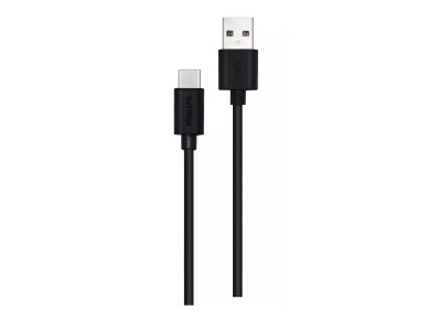 Cabo tipo c para carregamento r�pido preto dlc3104a/00 philips
