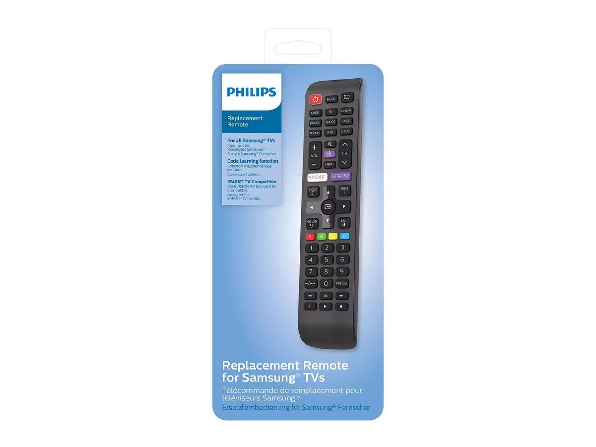 Comando à distância sobresselente para tv samsung srp4010/10 philips