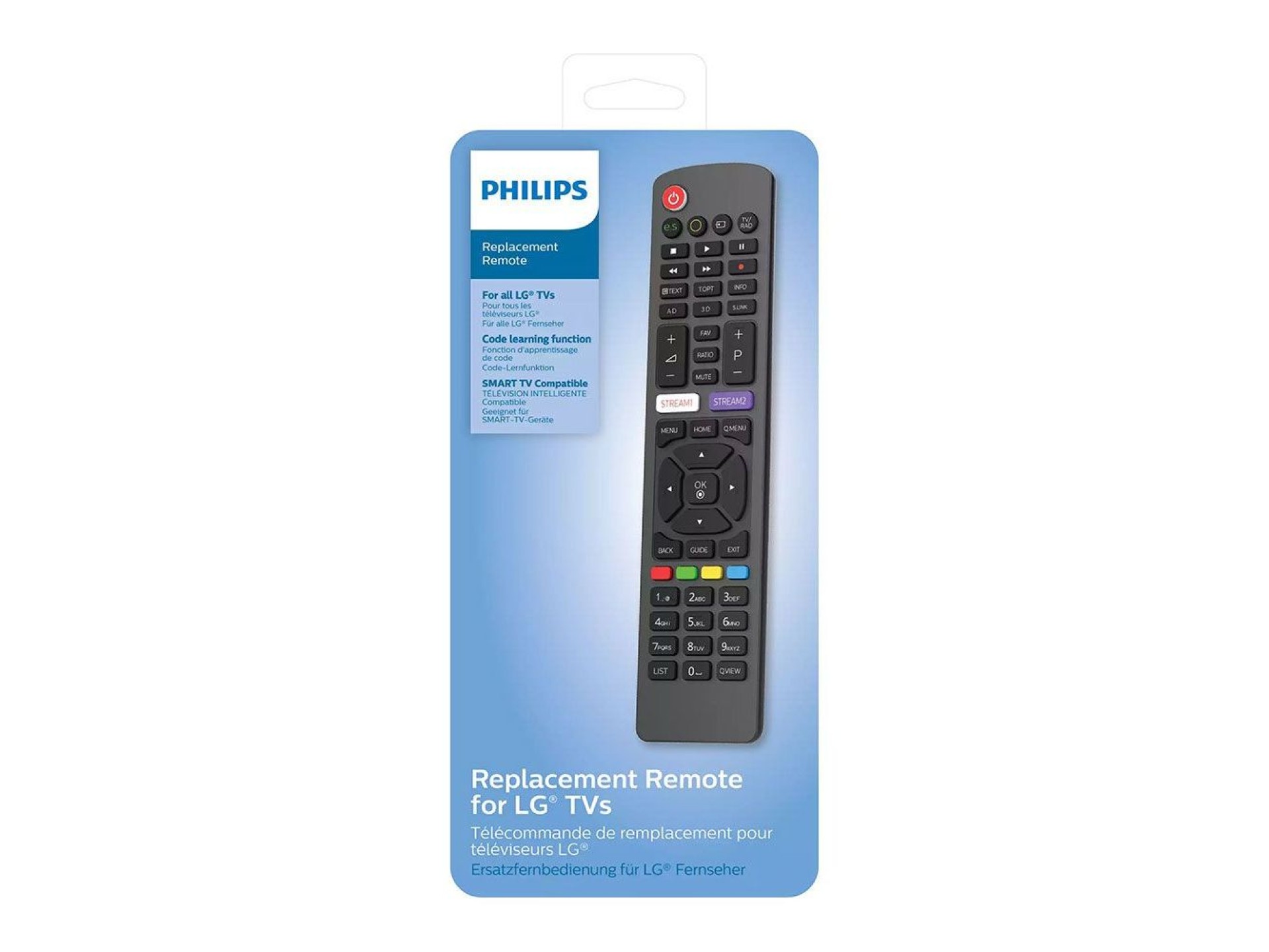 Comando à distância sobresselente para tv lg srp4030/10 philips