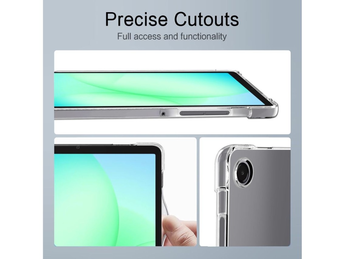 Capa Tech-Protect FlexAir para Samsung Galaxy Tab A9 / A11 - Transparente