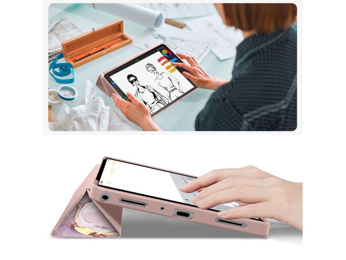 Capa TechProtect SmartCase para Samsung Galaxy Tab A9+ / A11+ Plus 11.0 X210 / X215 / X216 / X230 /
