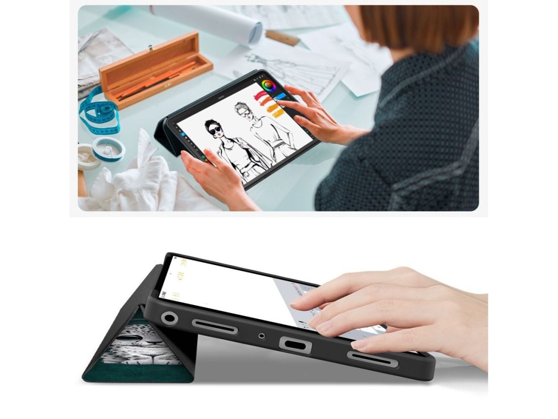 Capa TechProtect SmartCase para Samsung Galaxy Tab A9+ / A11+ Plus 11.0 X210 / X215 / X216 / X230 /