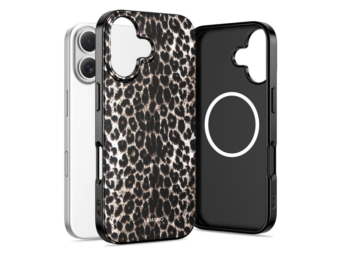 Funda MagSafe Tech-Protect Lamano para iPhone 17 (negra y marrón)