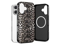Funda MagSafe Tech-Protect Lamano para iPhone 17 (negra y marrón) Funda MagSafe Tech-Protect Lamano para iPhone 17 (negra y marrón)