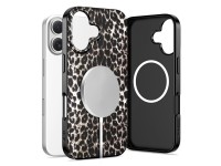 Funda MagSafe Tech-Protect Lamano para iPhone 17 (negra y marrón) Funda MagSafe Tech-Protect Lamano para iPhone 17 (negra y marrón)