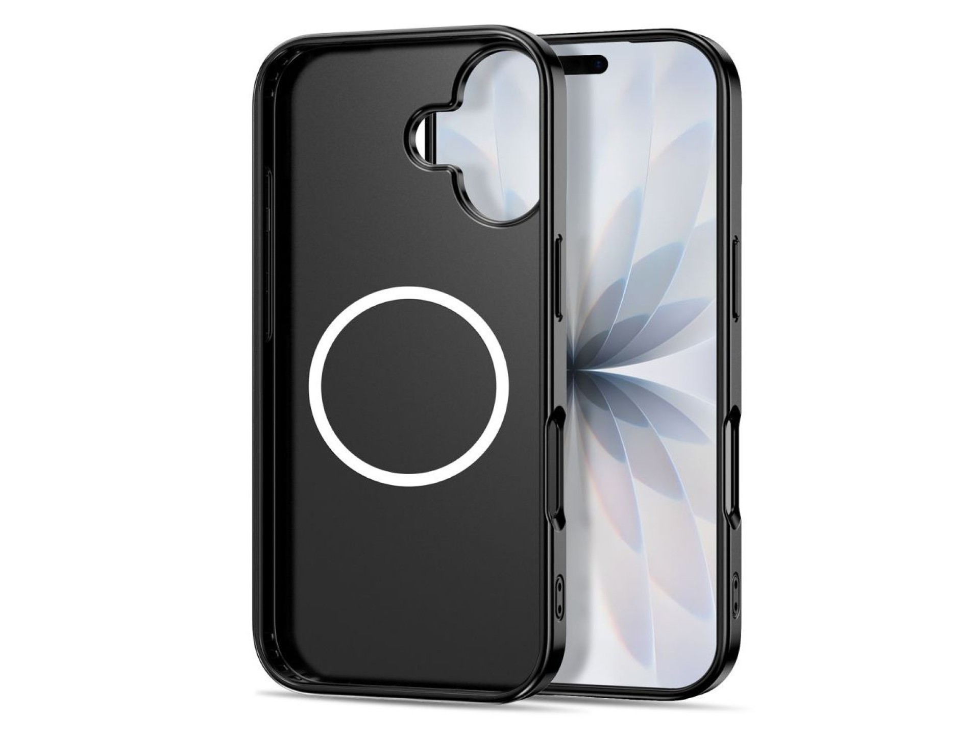 Funda MagSafe Tech-Protect Lamano para iPhone 17 (negra y marrón)